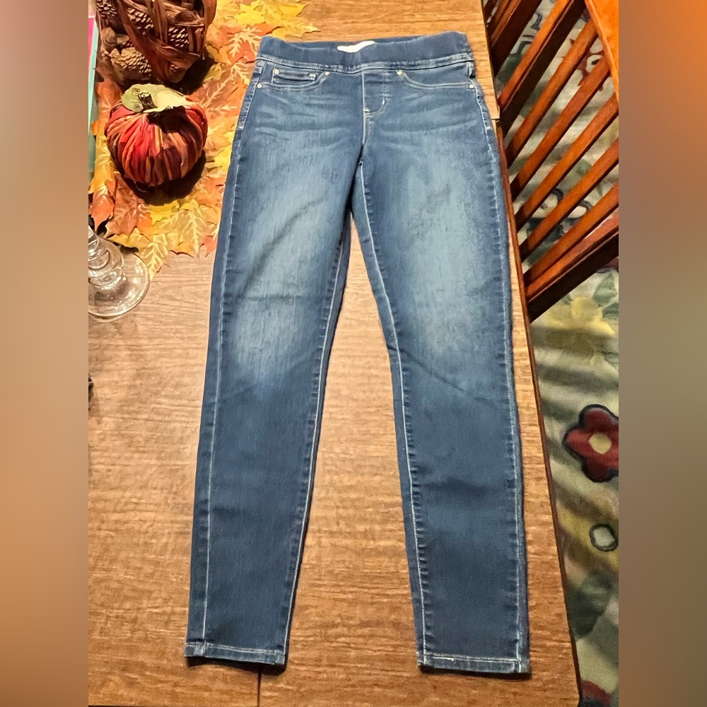 Levi Strauss Signature Gold Women’s Size 6 (28x30) Pull-On Skinny Jeans